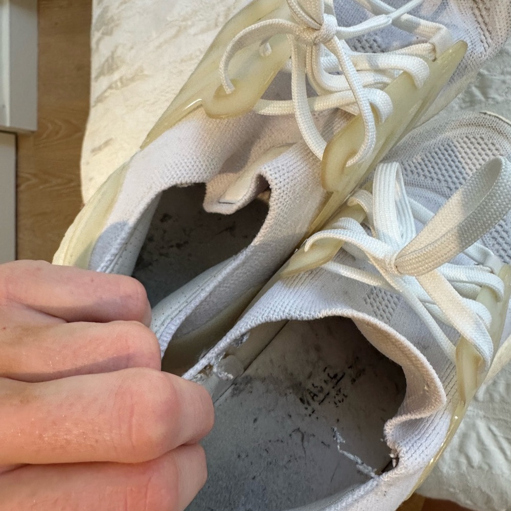 Adidas White and Cream Sneakers - Picture 5 of 5